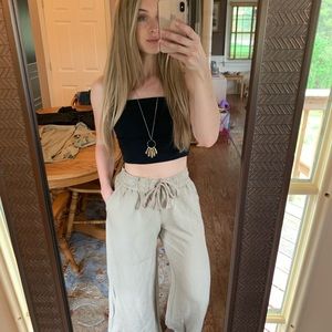 High Waist Wide Leg Pants